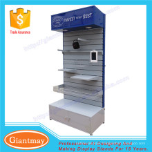 retail store single sided hardware tool metal floor display stand for exhibition